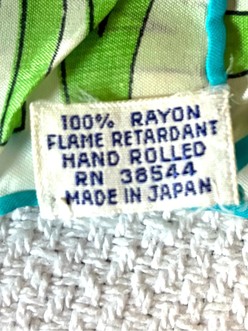 Vintage 1968 HemisFair San Antonio World’s Fair Scarf 29” Rayon Made Japan